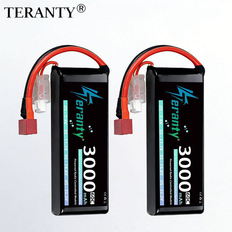 Rc Hobby Drone - TERANTY 2S 3000mAh Lipo-Akku 7,4V 60C