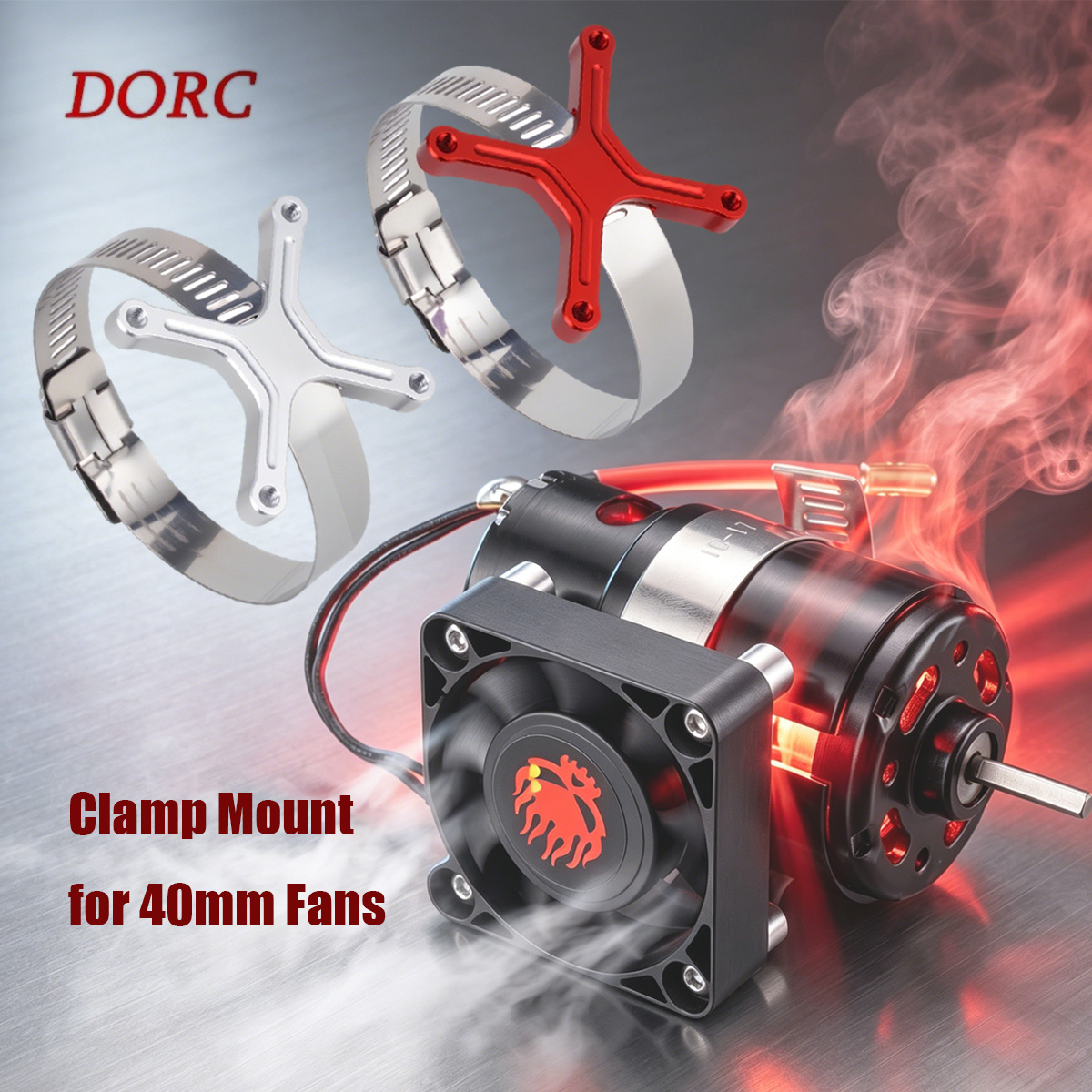Rc Hobby Tools - Universelle verstellbare Lüfterhalterung, 30–49 mm breiter