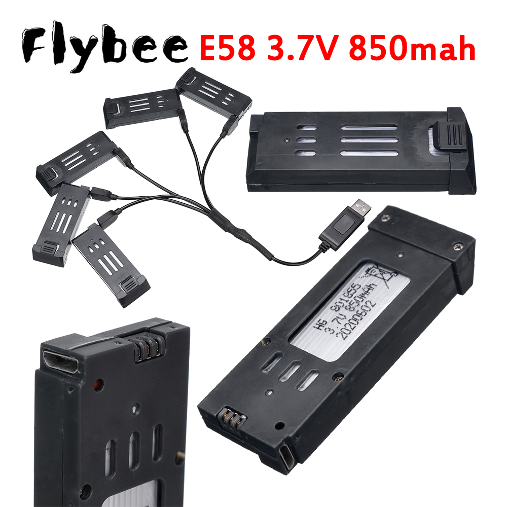 Rc Hobby Drone - 3,7V 850mAh RC-Drohnen-Akku für E58 E68