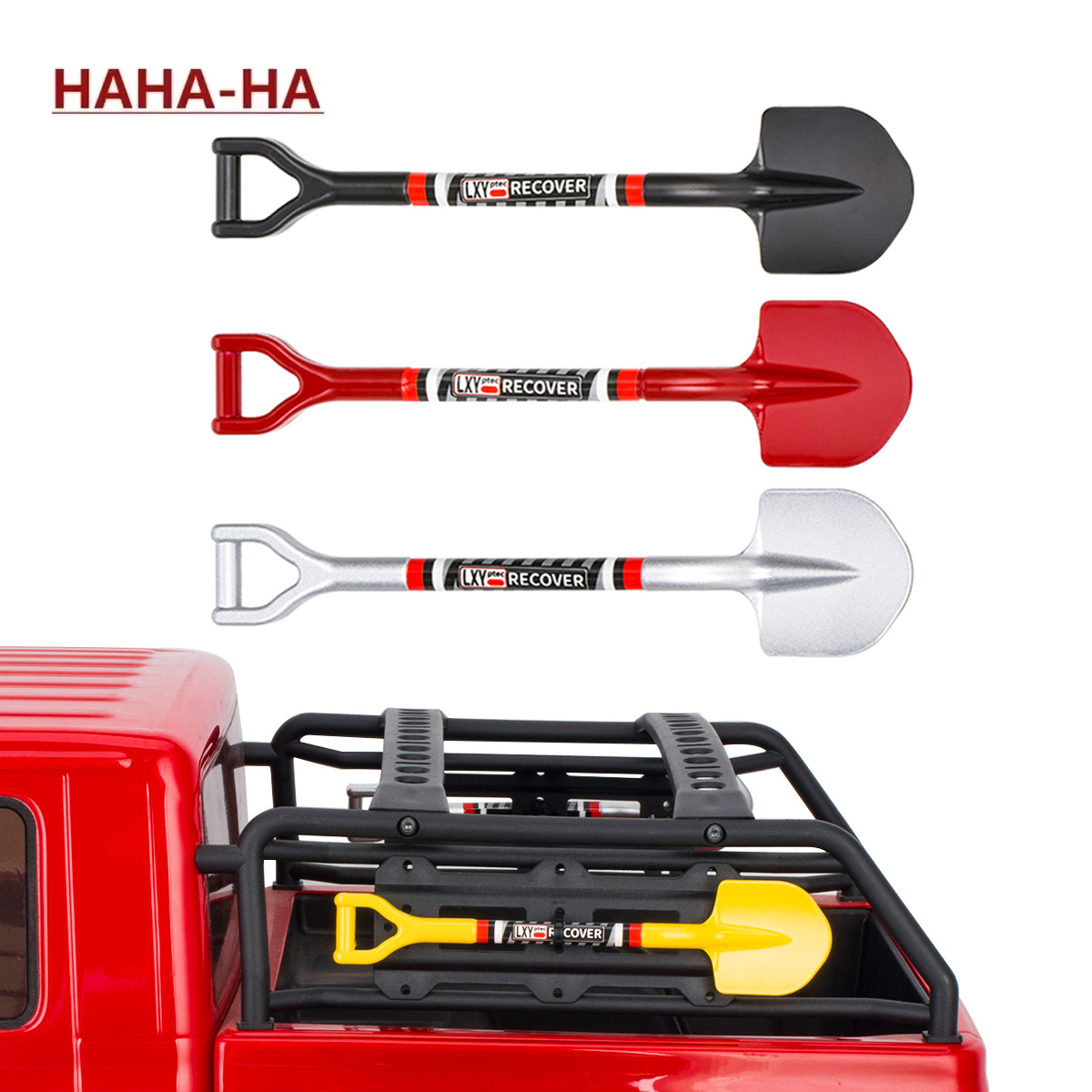 Rc Hobby Tools - Simulierte Metallschaufel-Dekoration 105 x 25 mm