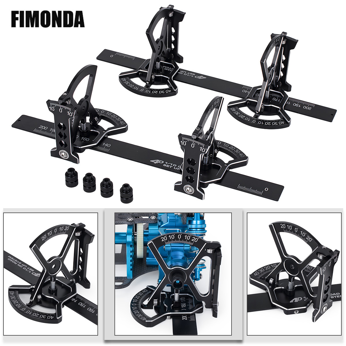 Rc Hobby Tools - 1/10 On-Road Aluminium 4D SET-UP System