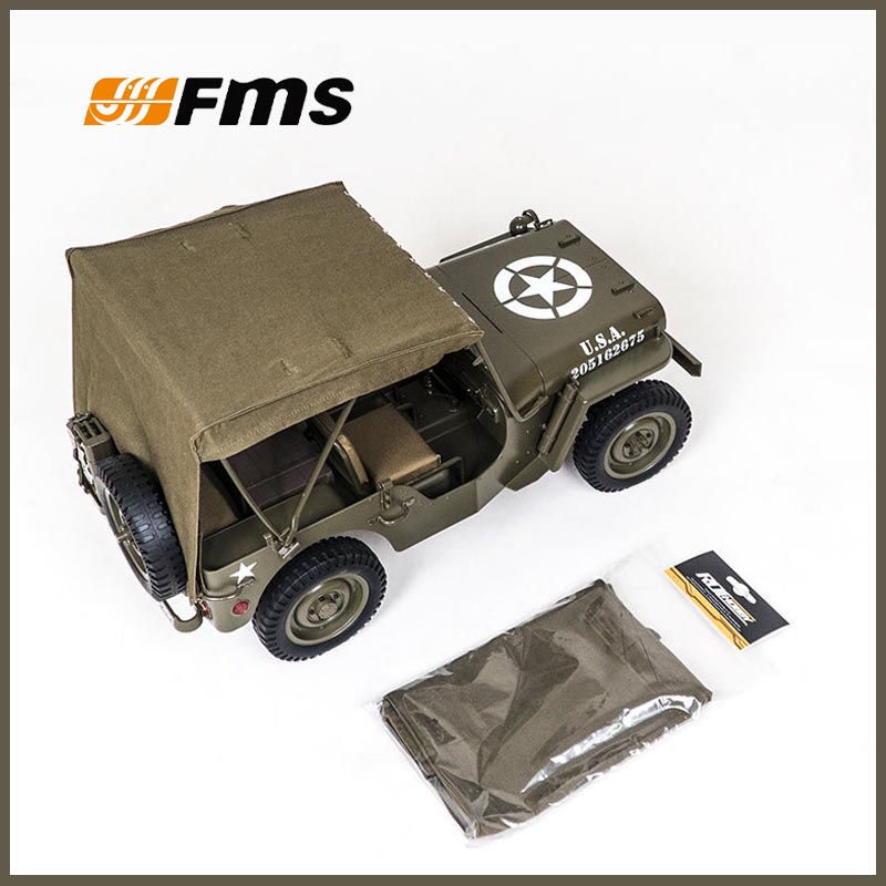 Rc And Hobby - FMS 1/12 C1167 Leinwanddach für Willys