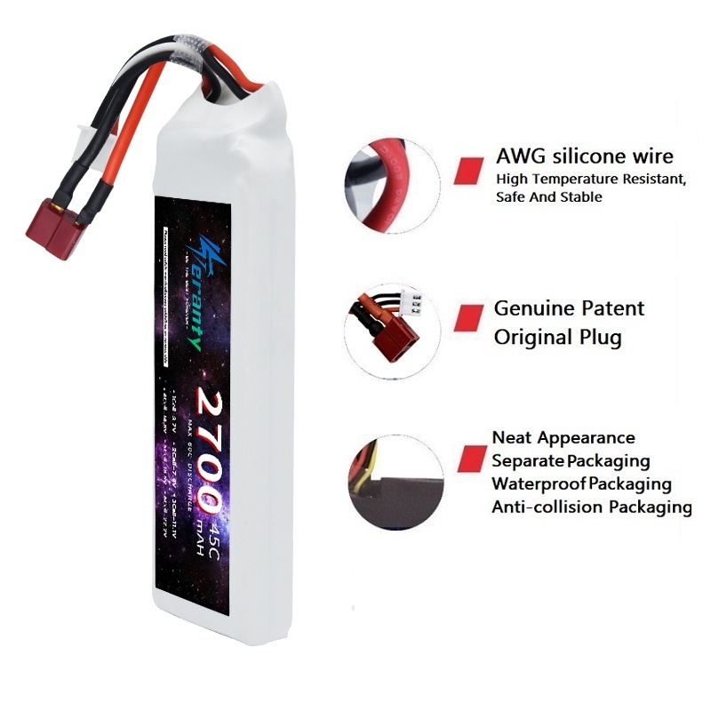 1/3PCS 2S 7,4 V Lipo Batterie  – Rc Hobby Drone Bewertung und Preis