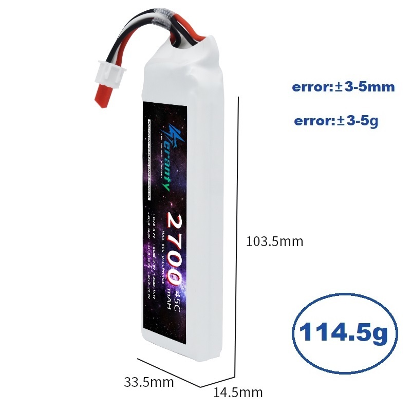 1/3PCS 2S 7,4 V Lipo Batterie  – Rc Hobby Drone Bewertung und Preis