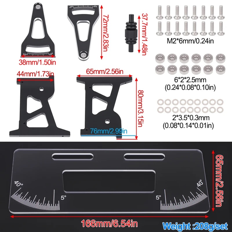 CNC-Aluminium RC-Chassis-Messw – Rc Hobby Tools Bewertung und Preis